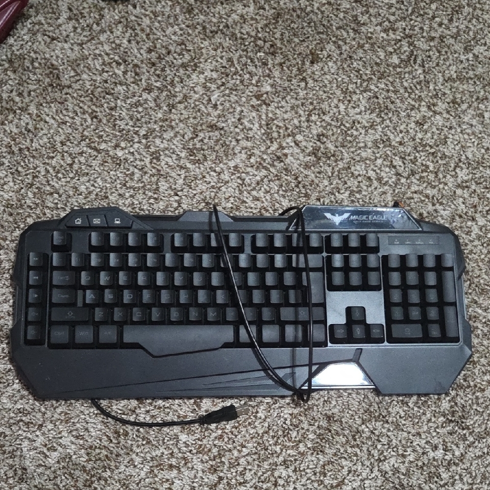 Magic Eagle Black Gaming Keyboard Havit Game Series